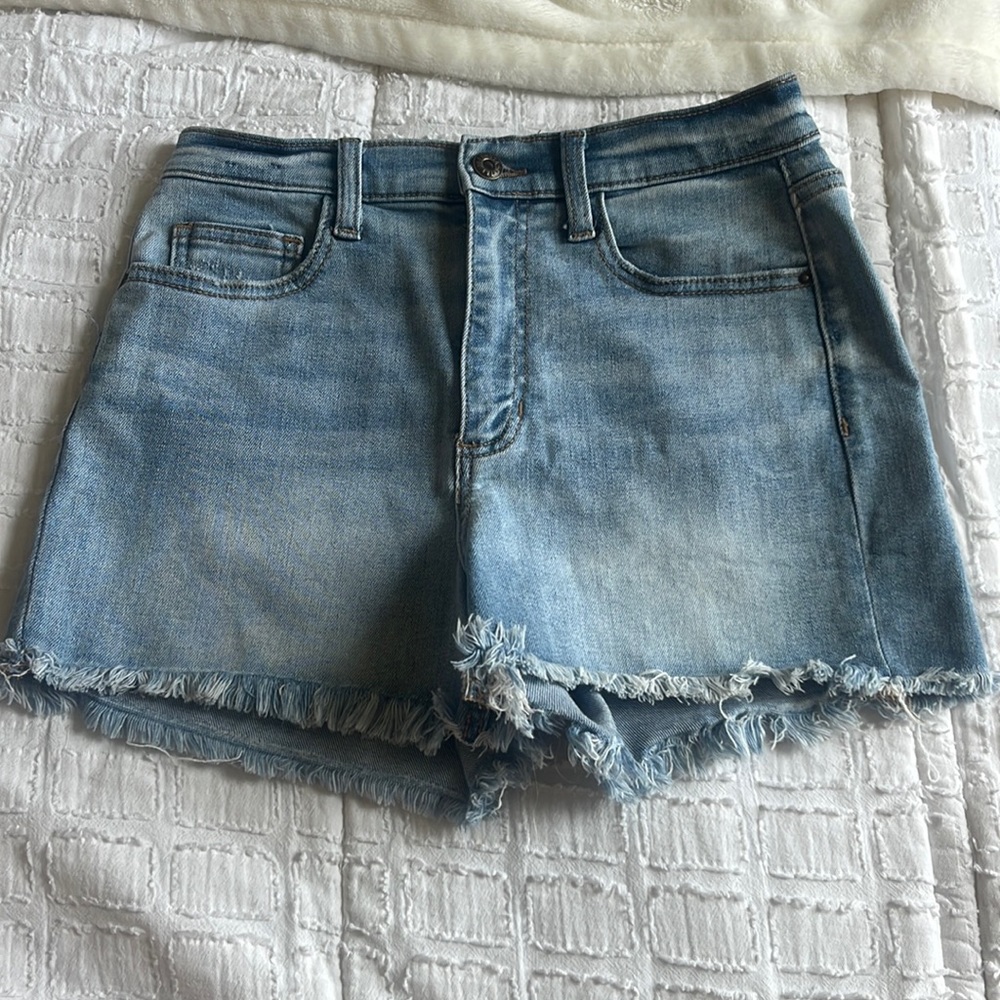 Light wash High rise Jean shirts